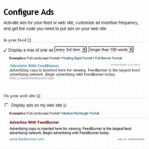 Feedburner Ad Networksʹָ